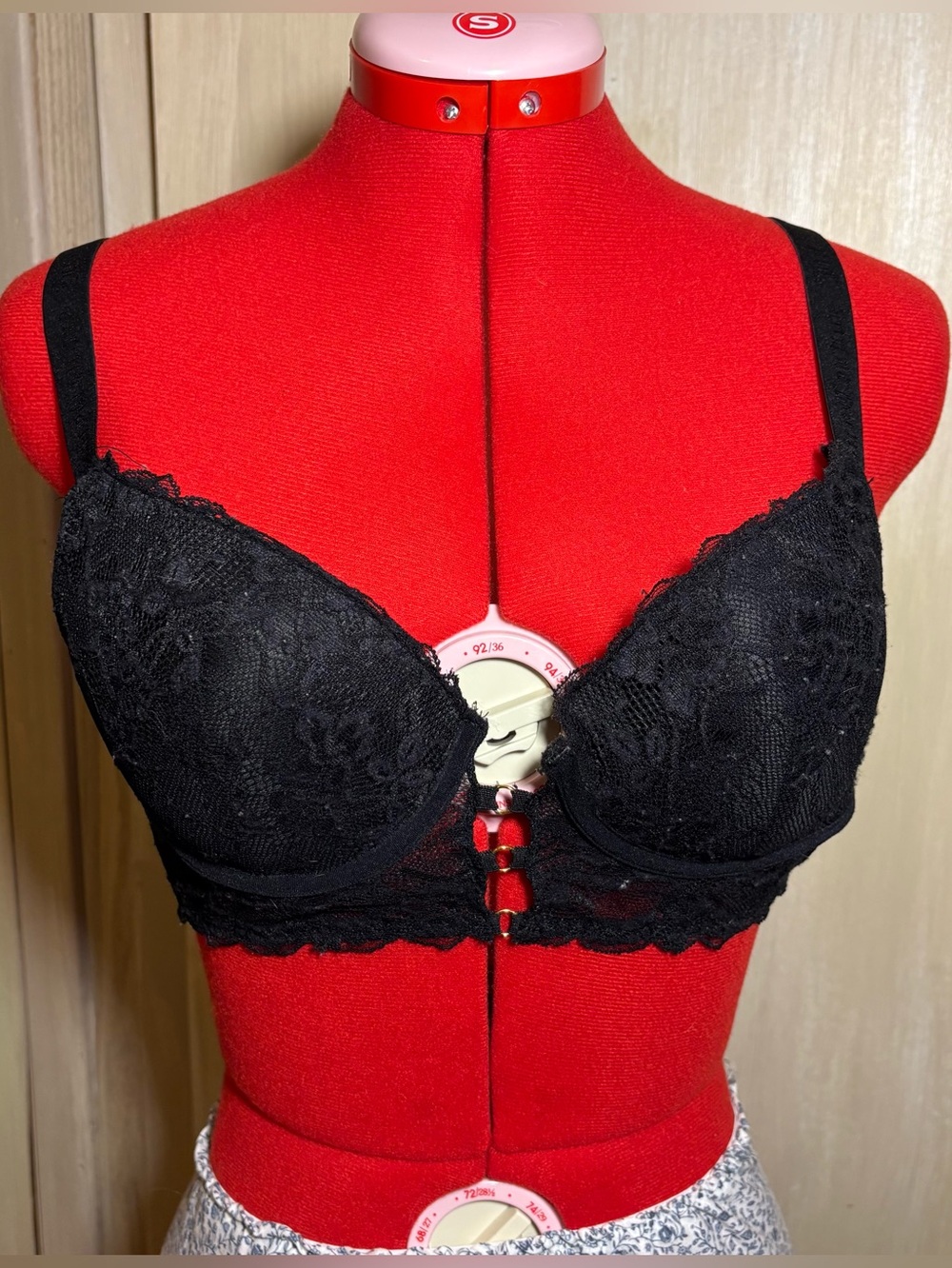 Juicy Couture lace semi pushup bra